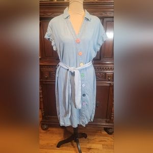 Chelsea and Theodore denim Dress size M